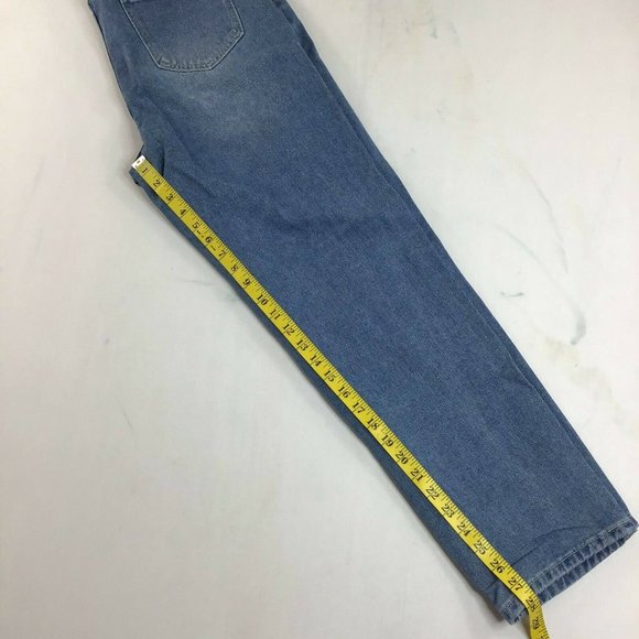 Coeur De Vague Women's Blue Highly Distressed Slim Fit Tapered Jeans Size M - Picture 4 of 10